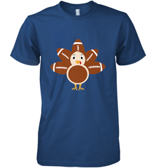 Funny Football Turkey Fall Thanksgiving Football Men's Premium T-Shirt Men's Premium T-Shirt - jonhlittlestore88