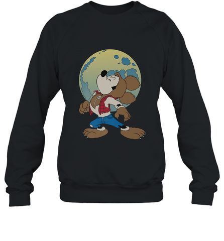Disney Mickey Mouse Werewolf Halloween Costume Crewneck Sweatshirt Crewneck Sweatshirt / Black / S Crewneck Sweatshirt - jonhlittlestore88