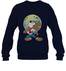 Disney Mickey Mouse Werewolf Halloween Costume Crewneck Sweatshirt Crewneck Sweatshirt - jonhlittlestore88