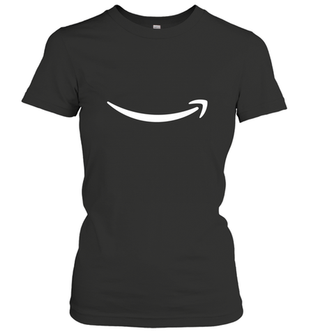Smile Shirt  White Logo Women's T-Shirt Women's T-Shirt / Black / S Women's T-Shirt - jonhlittlestore88