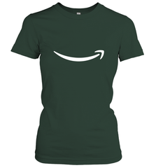 Smile Shirt  White Logo Women's T-Shirt Women's T-Shirt - jonhlittlestore88
