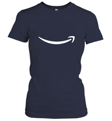 Smile Shirt  White Logo Women's T-Shirt Women's T-Shirt - jonhlittlestore88