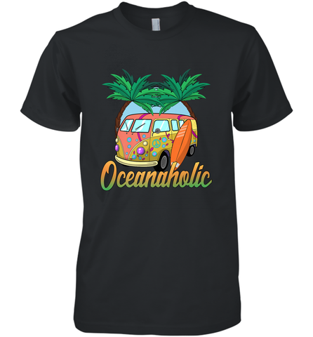 Retro Surfer Love Surfing Beach Party Tropical Vacay Men's Premium T-Shirt Men's Premium T-Shirt / Black / XS Men's Premium T-Shirt - jonhlittlestore88