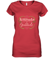 Practice Gratitude and Celebrate Recovery Women's V-Neck T-Shirt Women's V-Neck T-Shirt - jonhlittlestore88