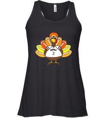 Cool Thanksgiving Football Shirt _ Gobble Player Turkey Gift Women's Racerback Tank Women's Racerback Tank - jonhlittlestore88