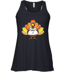 Cool Thanksgiving Football Shirt _ Gobble Player Turkey Gift Women's Racerback Tank Women's Racerback Tank - jonhlittlestore88