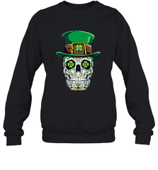 Sugar Skull Leprechaun T Shirt St Patricks Day Women Men Crewneck Sweatshirt Crewneck Sweatshirt - jonhlittlestore88