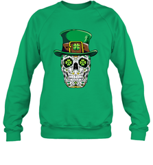 Sugar Skull Leprechaun T Shirt St Patricks Day Women Men Crewneck Sweatshirt Crewneck Sweatshirt - jonhlittlestore88
