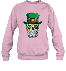 Sugar Skull Leprechaun T Shirt St Patricks Day Women Men Crewneck Sweatshirt Crewneck Sweatshirt - jonhlittlestore88