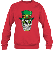 Sugar Skull Leprechaun T Shirt St Patricks Day Women Men Crewneck Sweatshirt Crewneck Sweatshirt - jonhlittlestore88