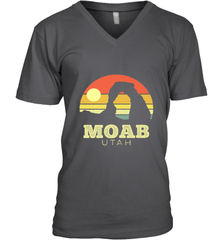 Moab Utah Vintage Sunset Arches Adventure Outdoors Men's V-Neck Men's V-Neck - jonhlittlestore88