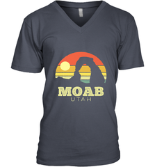 Moab Utah Vintage Sunset Arches Adventure Outdoors Men's V-Neck Men's V-Neck - jonhlittlestore88