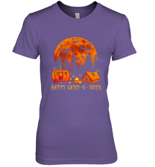 Happy Camp O Ween Funny Camping Halloween Costume Camper RV Women's Premium T-Shirt Women's Premium T-Shirt - jonhlittlestore88