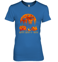 Happy Camp O Ween Funny Camping Halloween Costume Camper RV Women's Premium T-Shirt Women's Premium T-Shirt - jonhlittlestore88