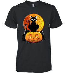Happy Halloween Spooky Pumpkins Black Cat For Women Men's Premium T-Shirt Men's Premium T-Shirt - jonhlittlestore88