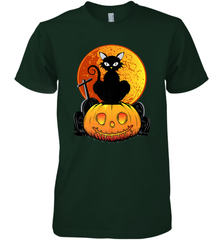 Happy Halloween Spooky Pumpkins Black Cat For Women Men's Premium T-Shirt Men's Premium T-Shirt - jonhlittlestore88