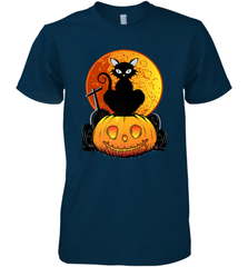 Happy Halloween Spooky Pumpkins Black Cat For Women Men's Premium T-Shirt Men's Premium T-Shirt - jonhlittlestore88