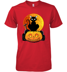 Happy Halloween Spooky Pumpkins Black Cat For Women Men's Premium T-Shirt Men's Premium T-Shirt - jonhlittlestore88