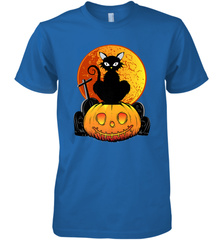 Happy Halloween Spooky Pumpkins Black Cat For Women Men's Premium T-Shirt Men's Premium T-Shirt - jonhlittlestore88