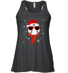 New York Mets Logo Christmas Baseball Player Glasses Santa Hat Pajama Gift Women's Racerback Tank Women's Racerback Tank - jonhlittlestore88