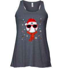 New York Mets Logo Christmas Baseball Player Glasses Santa Hat Pajama Gift Women's Racerback Tank Women's Racerback Tank - jonhlittlestore88