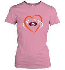NFL San Francisco Heart Love Football Women's T-Shirt Women's T-Shirt - jonhlittlestore88