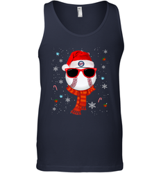 Minnesota Twins Logo Christmas Baseball Player Glasses Santa Hat Pajama Gift Men's Tank Top