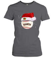 San Francisco Giants Logo Baseball Ball Christmas Santa Hat Xmas Sport Funny Snow Women's T-Shirt Women's T-Shirt - jonhlittlestore88