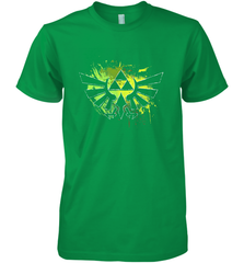 Legend Of Zelda Triforce Logo Paint Splatter Men's Premium T-Shirt Men's Premium T-Shirt - jonhlittlestore88