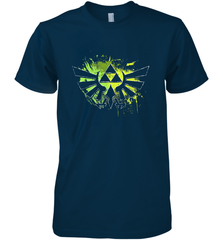 Legend Of Zelda Triforce Logo Paint Splatter Men's Premium T-Shirt Men's Premium T-Shirt - jonhlittlestore88