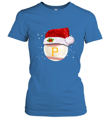 Pittsburgh Pirates Logo Baseball Ball Christmas Santa Hat Xmas Sport Funny Snow Women's T-Shirt Women's T-Shirt - jonhlittlestore88