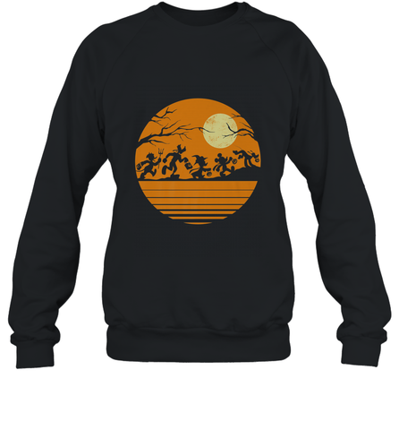 Disney Mickey Mouse and Friends Halloween Crewneck Sweatshirt Crewneck Sweatshirt / Black / S Crewneck Sweatshirt - jonhlittlestore88