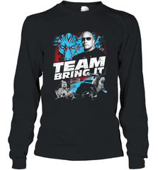 WWE The Rock Team Bring It Long Sleeve T-Shirt Long Sleeve T-Shirt - jonhlittlestore88