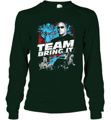WWE The Rock Team Bring It Long Sleeve T-Shirt Long Sleeve T-Shirt - jonhlittlestore88