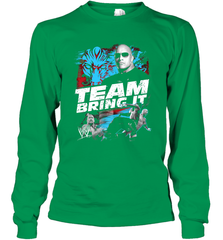 WWE The Rock Team Bring It Long Sleeve T-Shirt Long Sleeve T-Shirt - jonhlittlestore88