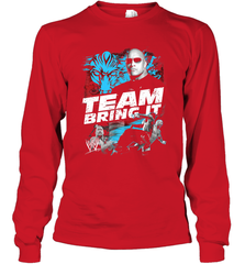 WWE The Rock Team Bring It Long Sleeve T-Shirt Long Sleeve T-Shirt - jonhlittlestore88