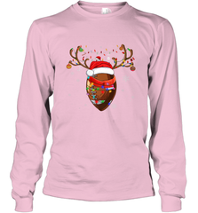 NFL Santa Hat American Football Reindeer Christmas Funny Sport Long Sleeve T-Shirt Long Sleeve T-Shirt - jonhlittlestore88