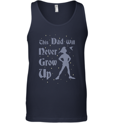 Disney Peter Pan This Dad Will Never Grow Up Men's Tank Top