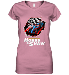 Fast and the furious Hobbs and Shaw Women's V-Neck T-Shirt Women's V-Neck T-Shirt - jonhlittlestore88