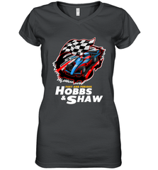 Fast and the furious Hobbs and Shaw Women's V-Neck T-Shirt Women's V-Neck T-Shirt - jonhlittlestore88