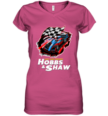 Fast and the furious Hobbs and Shaw Women's V-Neck T-Shirt Women's V-Neck T-Shirt - jonhlittlestore88