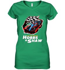 Fast and the furious Hobbs and Shaw Women's V-Neck T-Shirt Women's V-Neck T-Shirt - jonhlittlestore88
