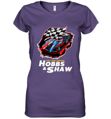 Fast and the furious Hobbs and Shaw Women's V-Neck T-Shirt Women's V-Neck T-Shirt - jonhlittlestore88