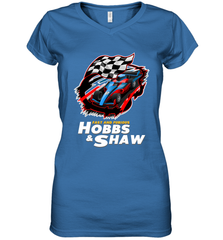 Fast and the furious Hobbs and Shaw Women's V-Neck T-Shirt Women's V-Neck T-Shirt - jonhlittlestore88