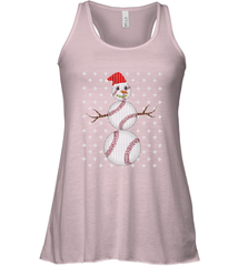 UGLY CHRISTMAS Baseball Snowman Holiday Santa Funny Men Gift Women's Racerback Tank Women's Racerback Tank - jonhlittlestore88