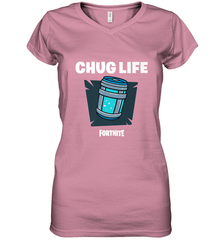 Fortnite Chug Life Women's V-Neck T-Shirt Women's V-Neck T-Shirt - jonhlittlestore88