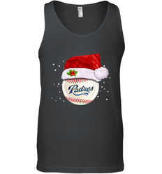 San Diego Padres Baseball Ball Christmas Santa Hat Xmas Sport Funny Snow Men's Tank Top