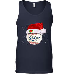 San Diego Padres Baseball Ball Christmas Santa Hat Xmas Sport Funny Snow Men's Tank Top