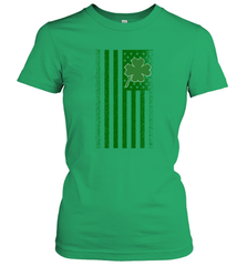 Lucky St. Patrick's Day Irish American Flag T Shirt Women's T-Shirt Women's T-Shirt - jonhlittlestore88