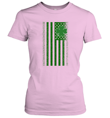 Lucky St. Patrick's Day Irish American Flag T Shirt Women's T-Shirt Women's T-Shirt - jonhlittlestore88